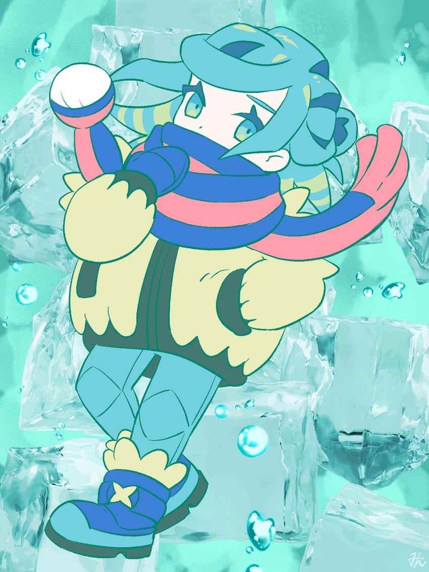 grusha (pokemon and 1 more) drawn by min_(myna8247)