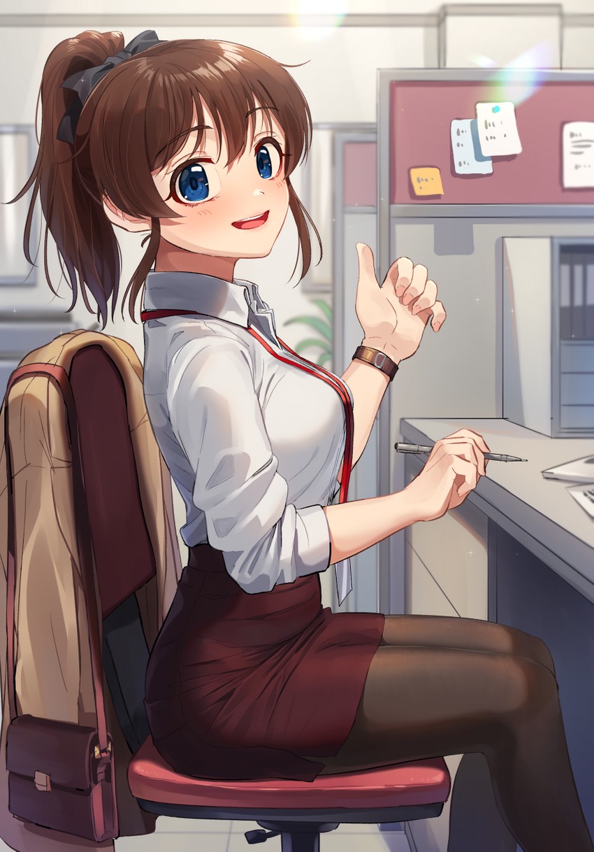 satake minako (idolmaster and 1 more) drawn by kamille_(vcx68)