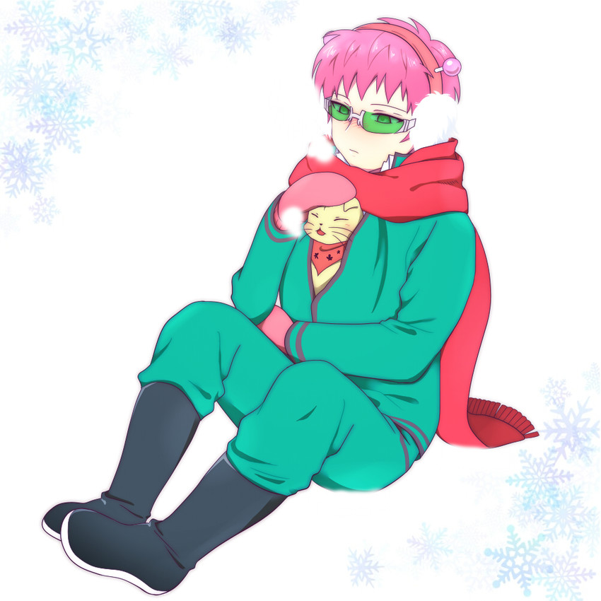 saiki kusuo and anpu (saiki kusuo no psi nan) drawn by koro_(koinori)