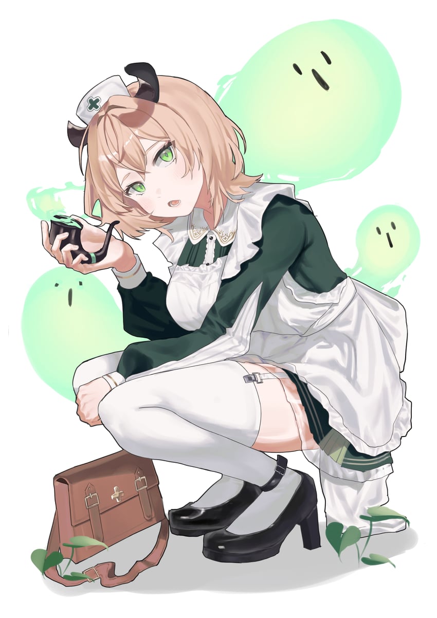 nimi nightmare and naplings (indie virtual youtuber) drawn by mucheng