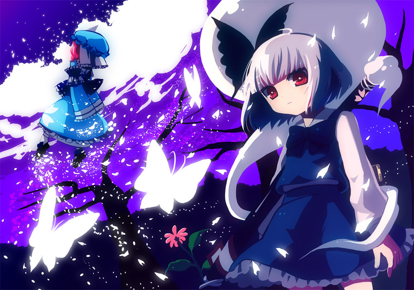 konpaku youmu and saigyouji yuyuko (touhou) drawn by nishiki_koi