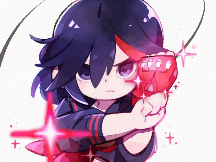 matoi ryuuko and senketsu (kill la kill) drawn by yknsugar