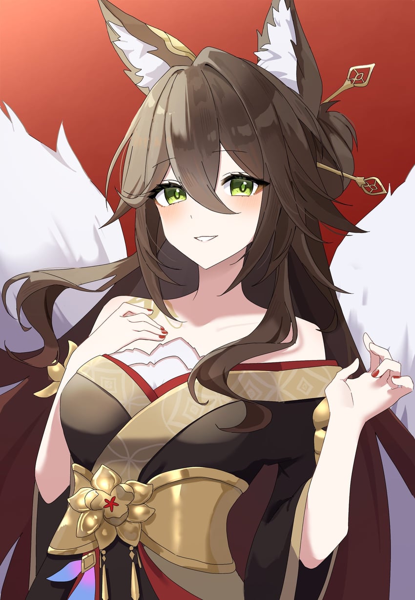 tingyun and fugue (honkai and 1 more) drawn by h2o_omizu