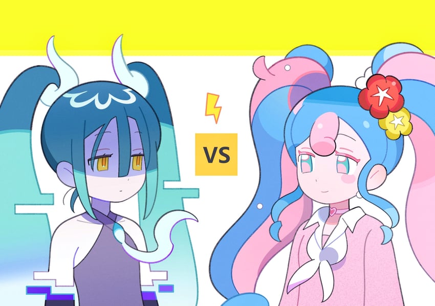 hatsune miku, ghost miku, and fairy miku (pokemon and 2 more) drawn by klarogiraffe