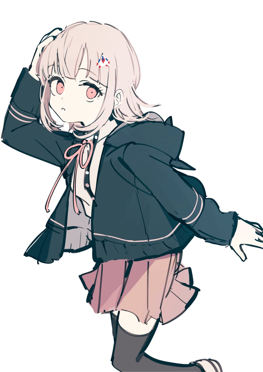 nanami chiaki (danganronpa and 2 more) drawn by tetuw