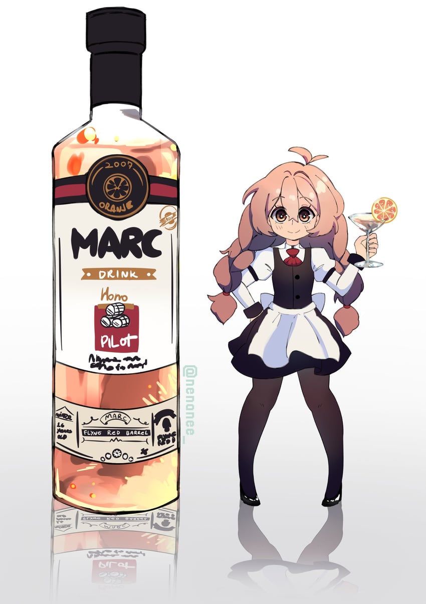 marc (100 percent orange juice and 1 more) drawn by nenanee