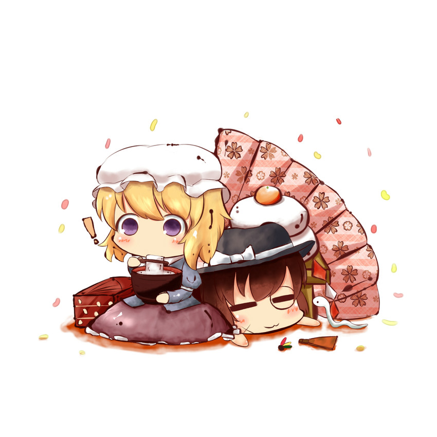 usami renko and maribel hearn (touhou) drawn by gasuto_(kamikami)