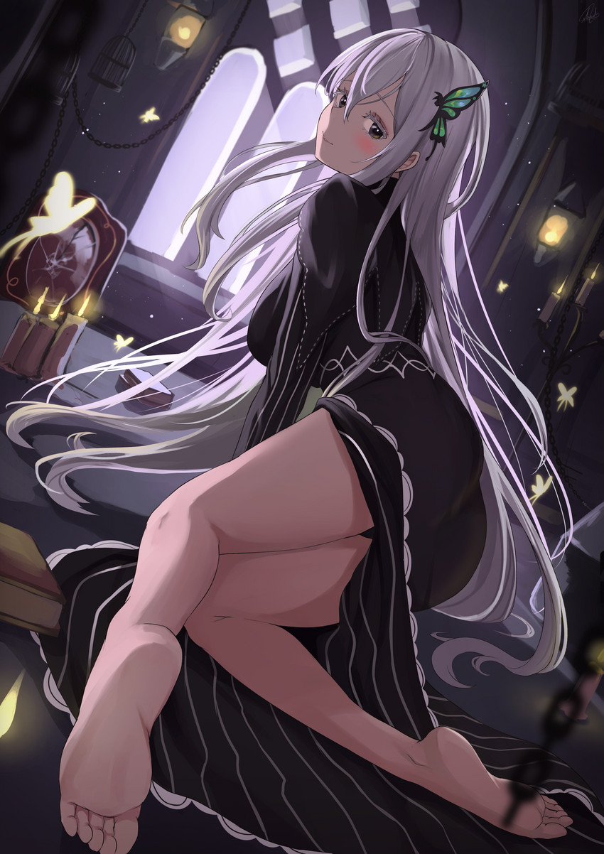 echidna (re:zero kara hajimeru isekai seikatsu) drawn by nev_(nevblindarts)