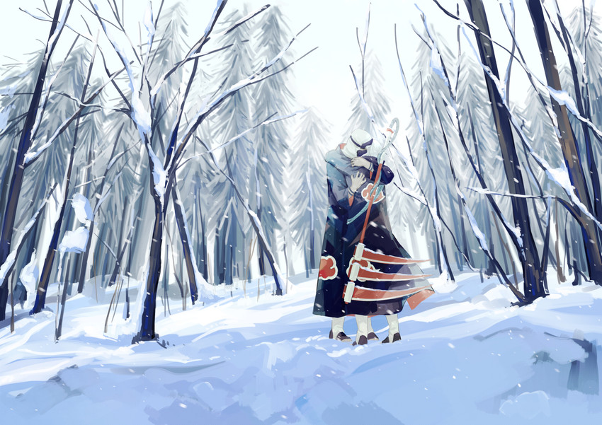 hidan and kakuzu (naruto and 1 more) drawn by yi_(199702090505)