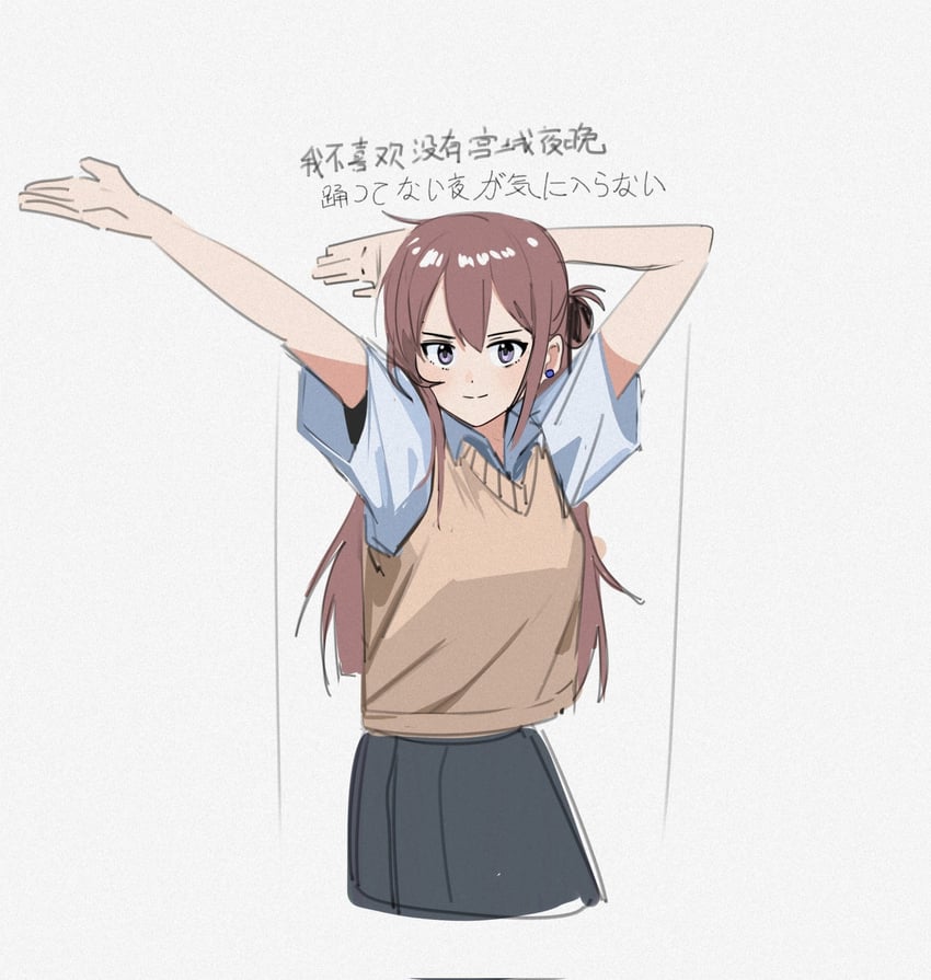 sendai hazuki (shuuniichido classmate wo kau hanashi and 1 more) drawn by haidao_mao
