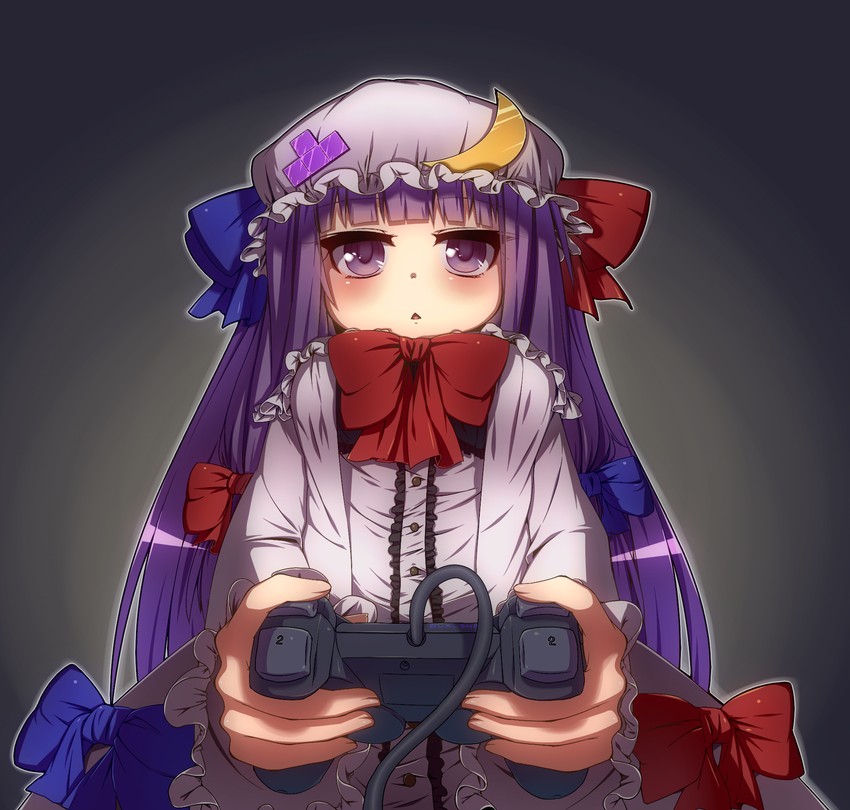 patchouli knowledge (touhou and 1 more) drawn by rutsubo