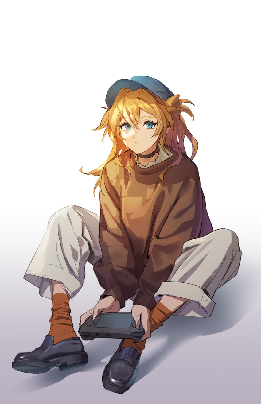 souryuu asuka langley (neon genesis evangelion) drawn by c.x.c