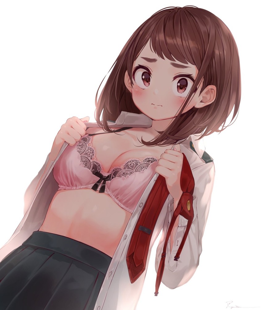 uraraka ochaco (boku no hero academia) drawn by ryota_(ry_o_ta)