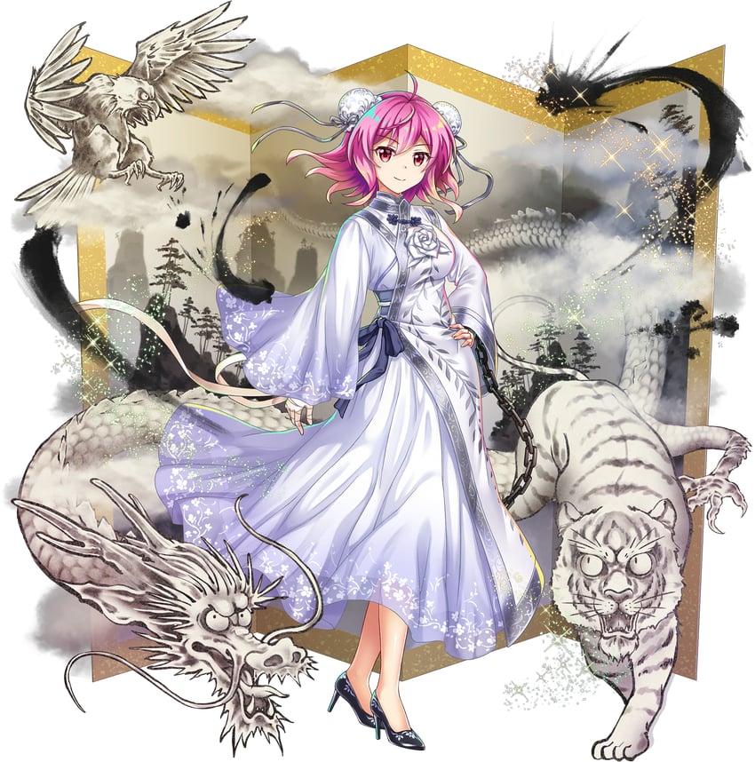 ibaraki kasen, koutei, houso, and kanda (touhou and 1 more) drawn by rotte_(1109)