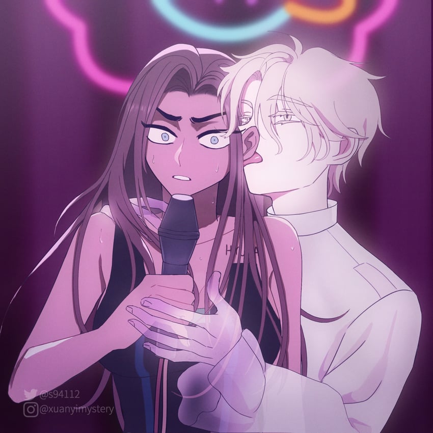 luka and hyuna (alien stage) drawn by xuanyimystery