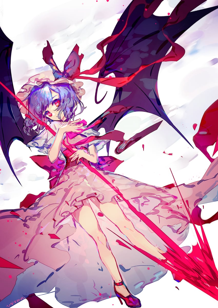 remilia scarlet (touhou) drawn by hinasumire