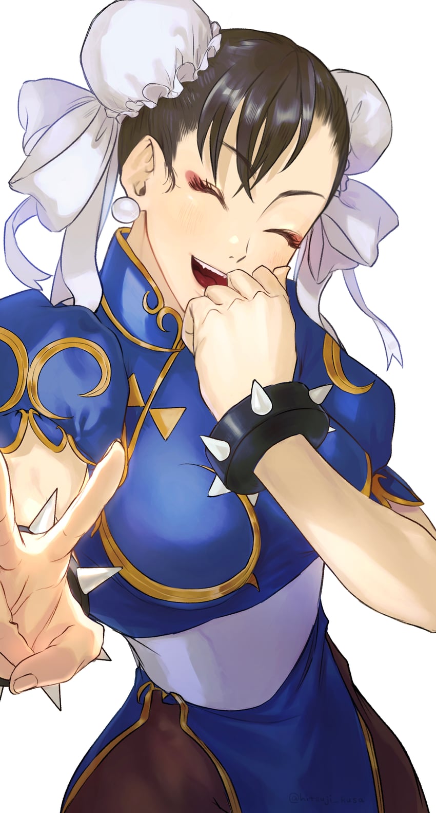 chun-li (street fighter and 1 more) drawn by hitsuji_kusa
