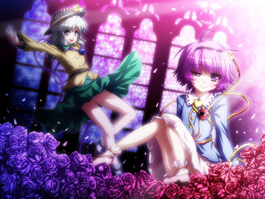 komeiji koishi and komeiji satori (touhou) drawn by akashio_(loli_ace)