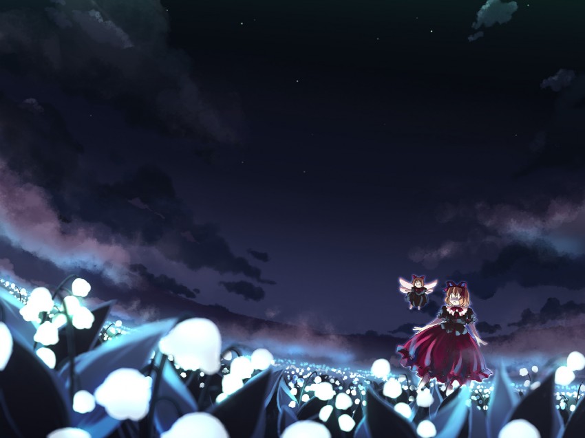 medicine melancholy and su-san (touhou) drawn by yuuki_tatsuya