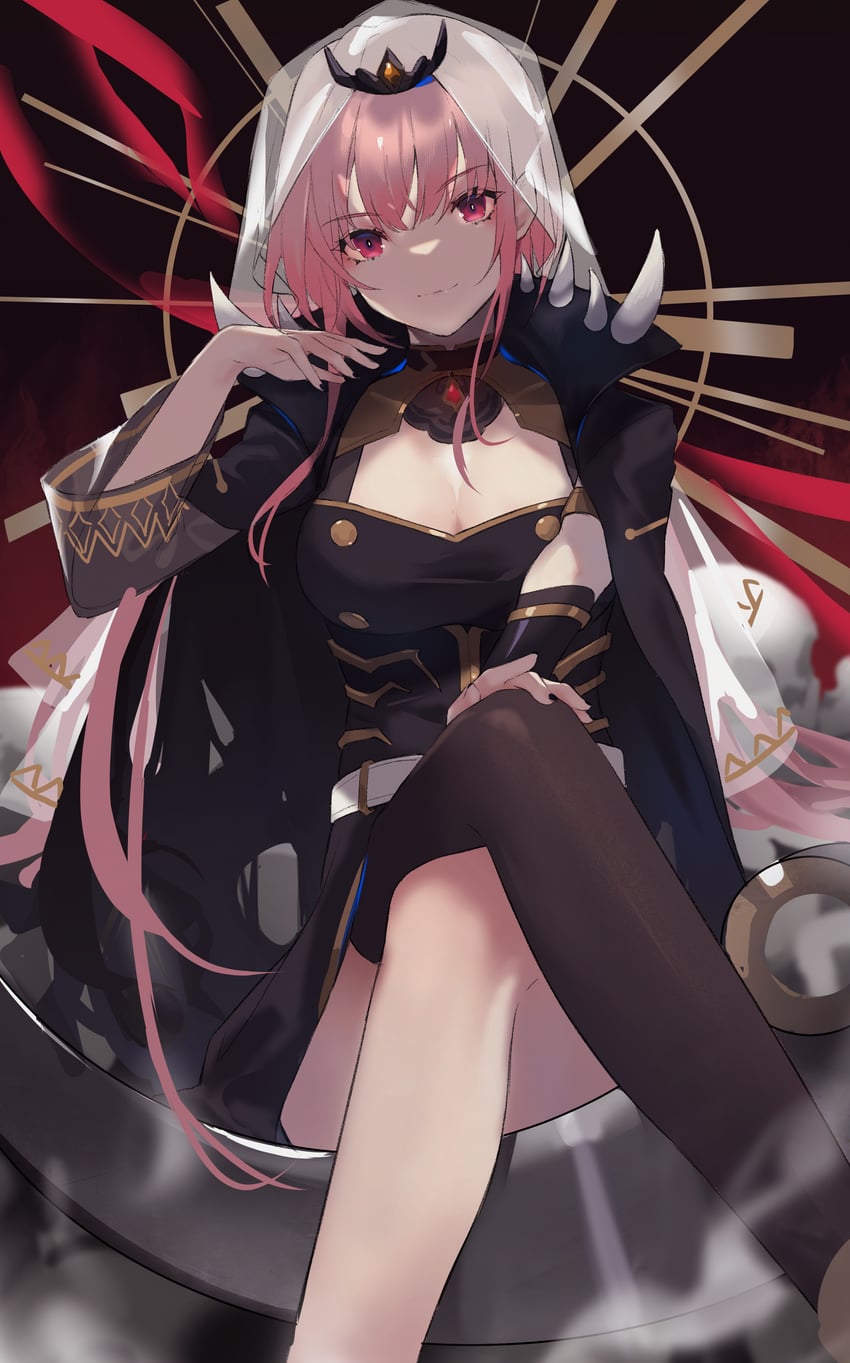 mori calliope (hololive and 1 more) drawn by moonlaw