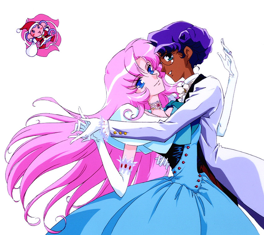 tenjou utena, himemiya anthy, and chu chu (shoujo kakumei utena)
