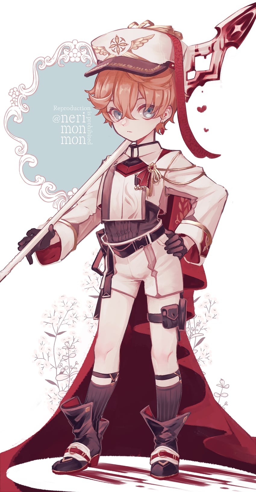 tartaglia (genshin impact) drawn by nerimono_(nekokoban22)