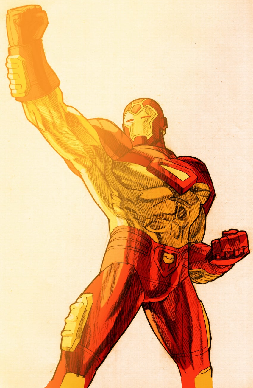 iron man (marvel and 3 more) drawn by bengus