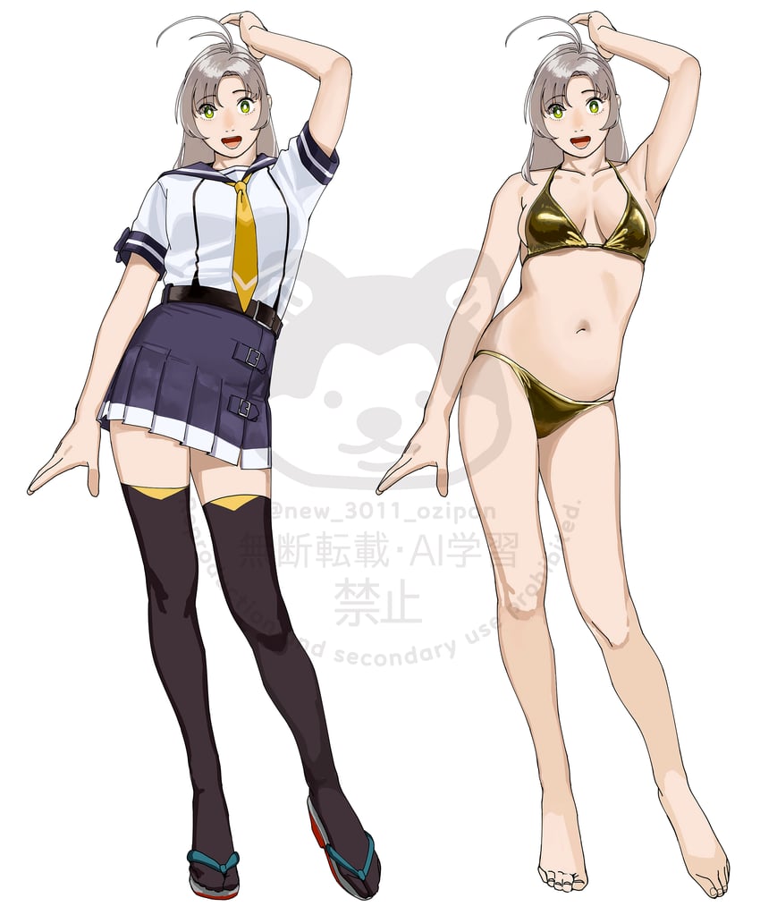 kinugasa and kinugasa kai ni (kantai collection) drawn by ojipon