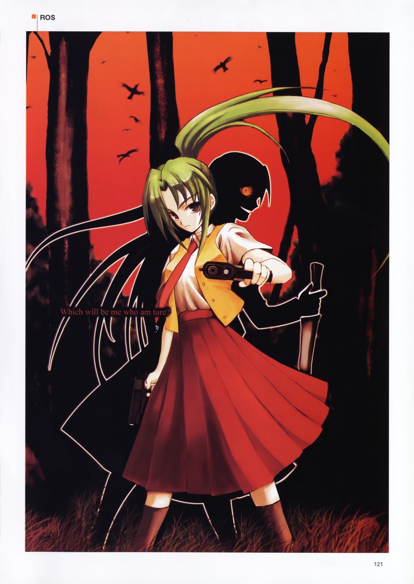 sonozaki mion and sonozaki shion (higurashi no naku koro ni) drawn by saltydanshark