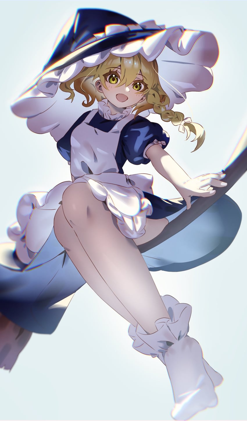 kirisame marisa (touhou and 1 more) drawn by rakugakiman2222