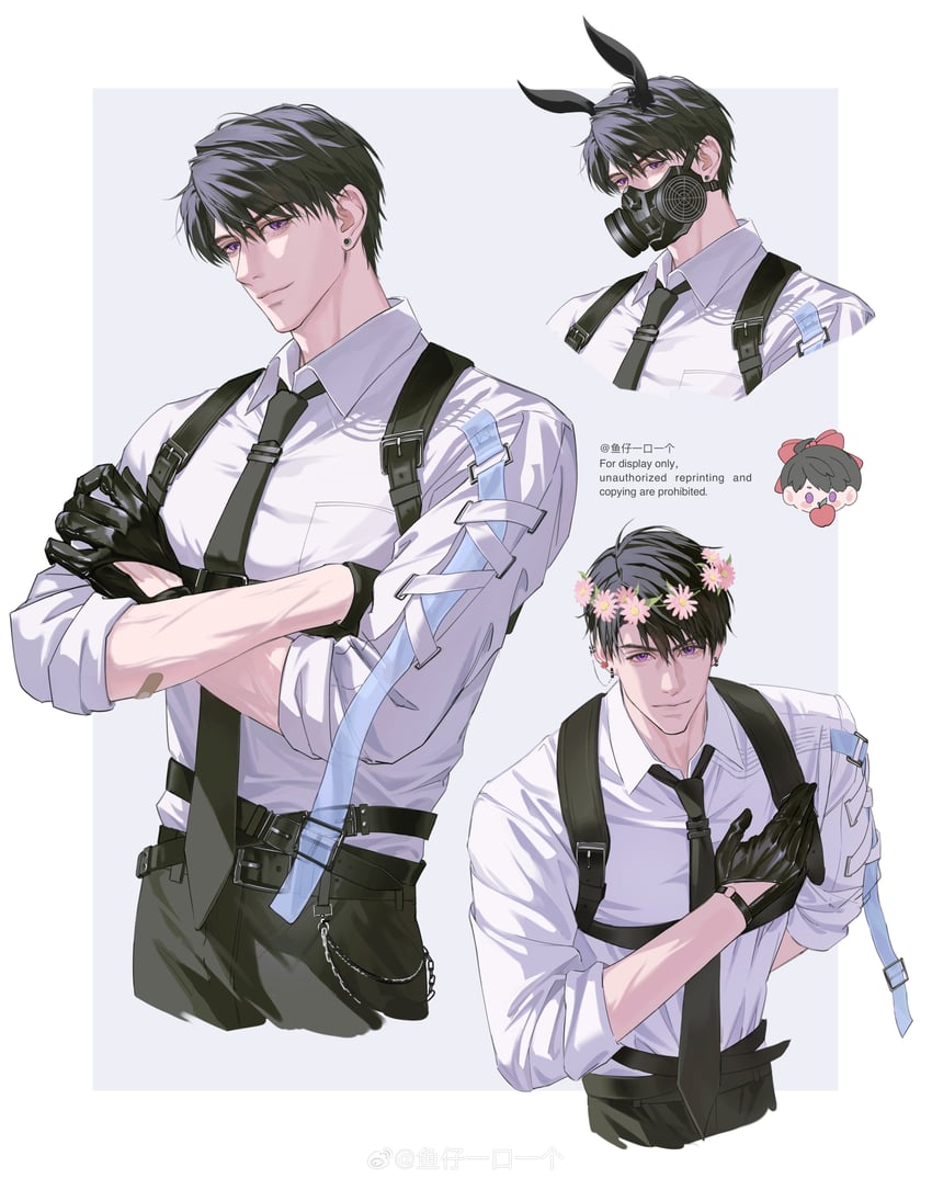 caleb (love and deepspace) drawn by yu_zi_yikou_yige