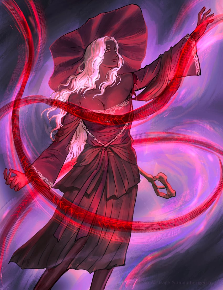 recluse (elden ring and 1 more) drawn by rashuu
