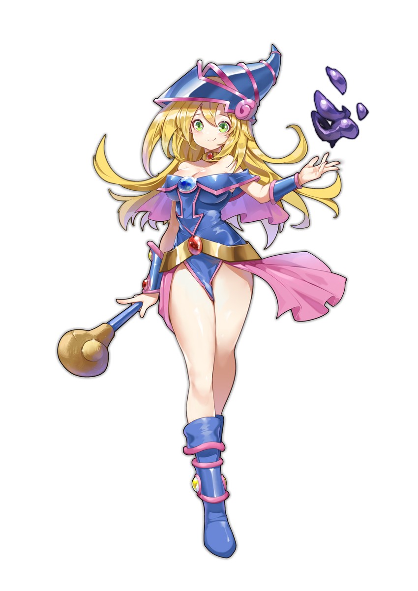 dark magician girl (yu-gi-oh!) drawn by yu_zhi_zha