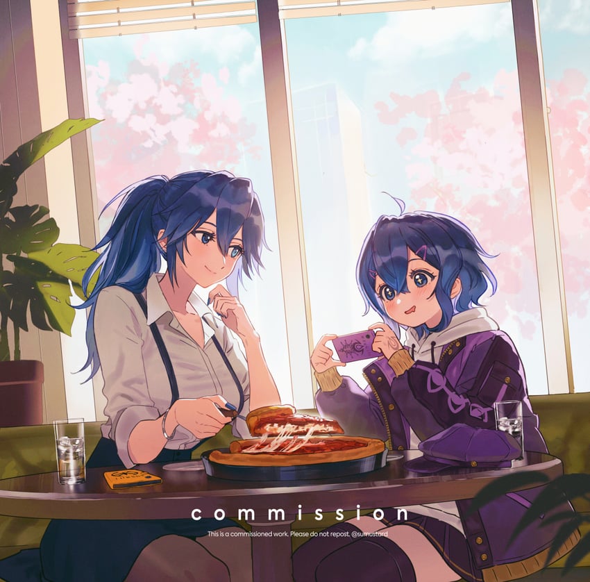 lucina and female morgan (fire emblem and 1 more) drawn by sumustard