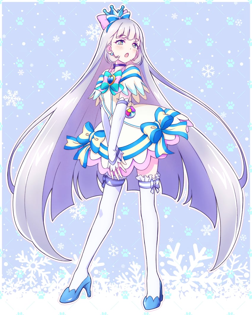 nekoyashiki yuki and cure nyammy (precure and 1 more) drawn by kyoutsuugengo