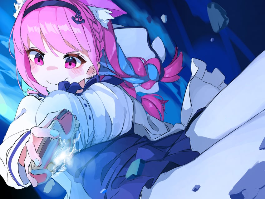 minato aqua (hololive and 1 more) drawn by satoi_itsuki