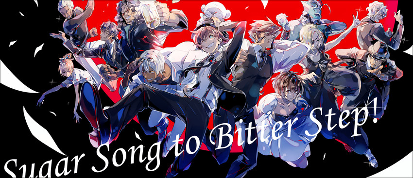 klaus von reinhertz, leonardo watch, zap renfro, steven a. starphase, chain sumeragi, and 8 more (kekkai sensen) drawn by yuuichi_(bobobo)