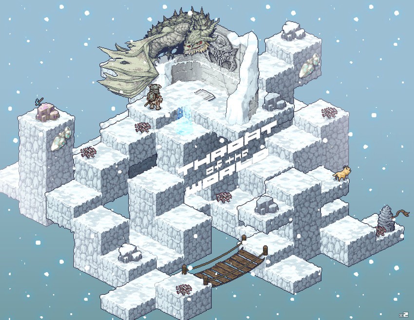dovahkiin and paarthurnax (minecraft and 2 more) drawn by i_too