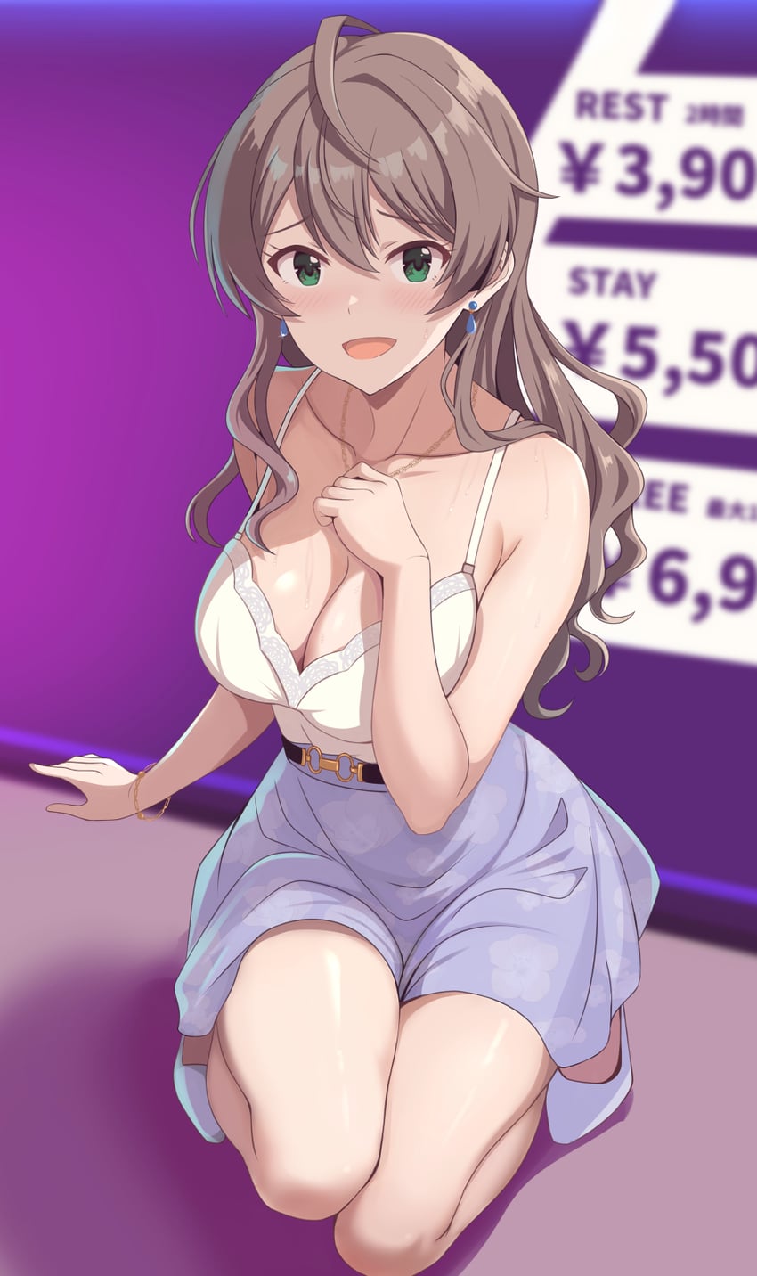 sakuramori kaori (idolmaster and 2 more) drawn by baji_toufuu_(bajitohfu)