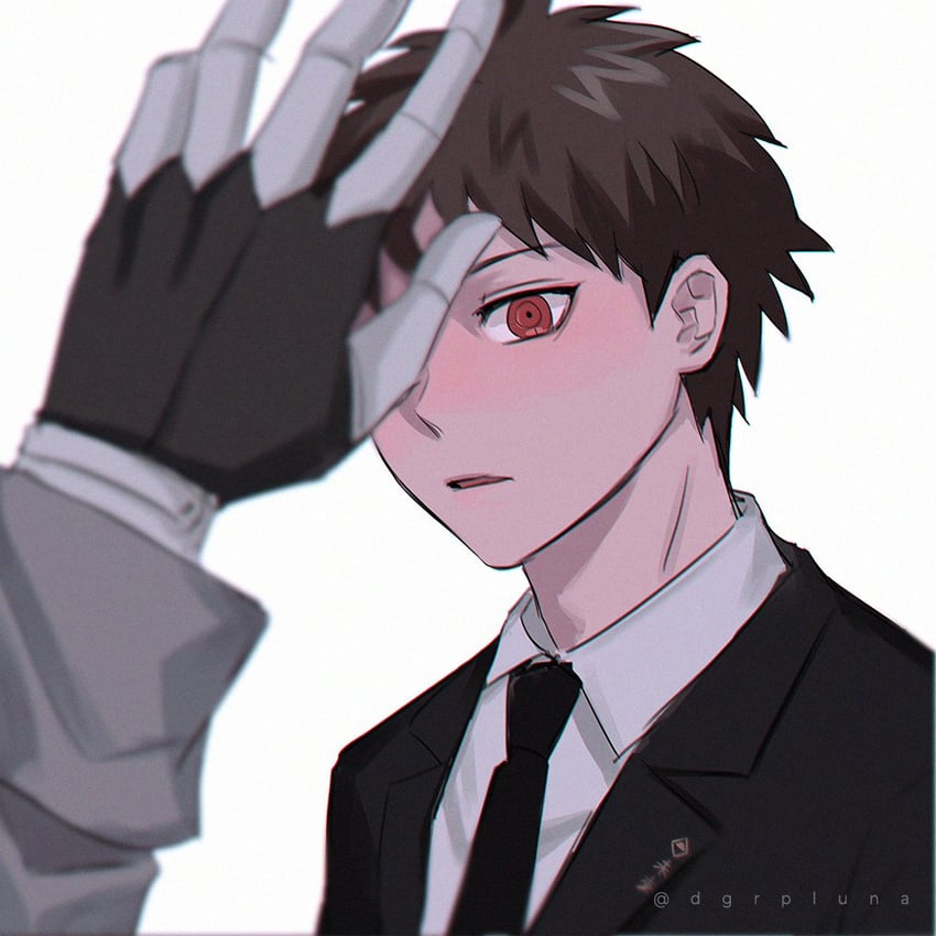 komaeda nagito and hinata hajime (danganronpa and 1 more) drawn by boleum_(dgrpluna)