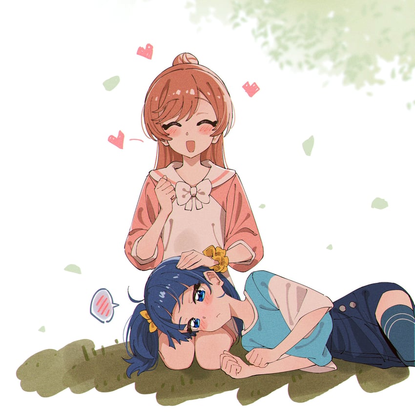 sora harewataru and nijigaoka mashiro (precure and 1 more) drawn by sipeiren