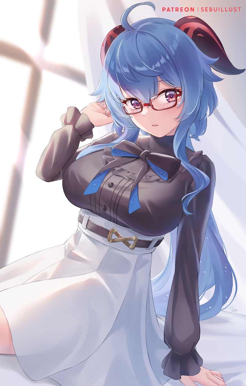 ganyu (genshin impact) drawn by sebu_illust