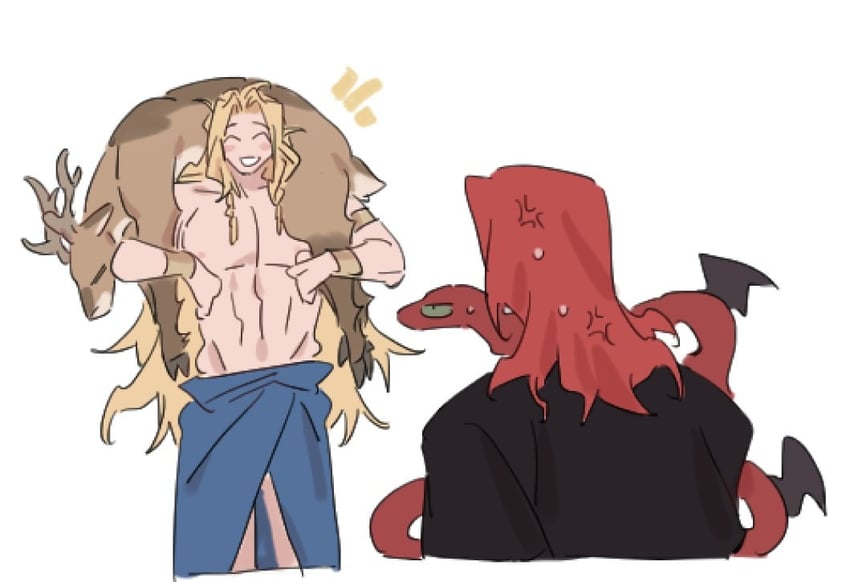 messmer the impaler and godwyn the golden (elden ring and 1 more) drawn by nozakikotaro4
