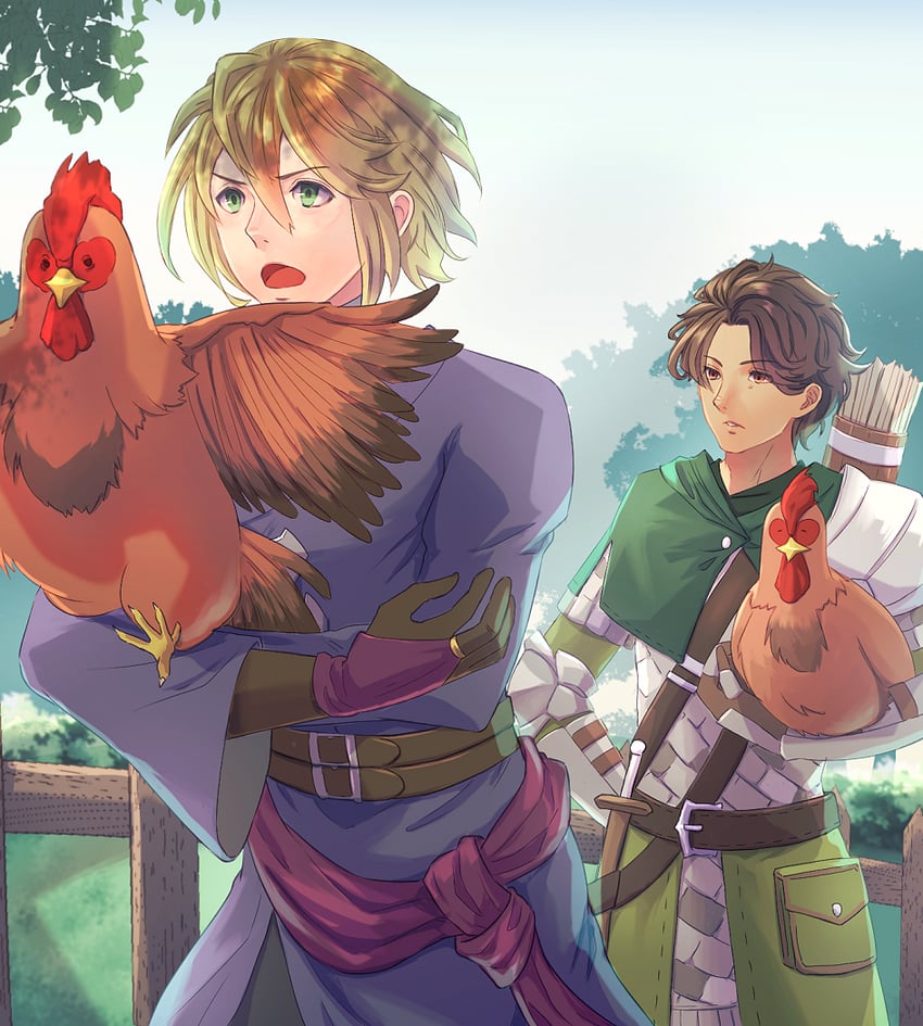 auch and rolf (unicorn overlord) drawn by riou_(pooh920)