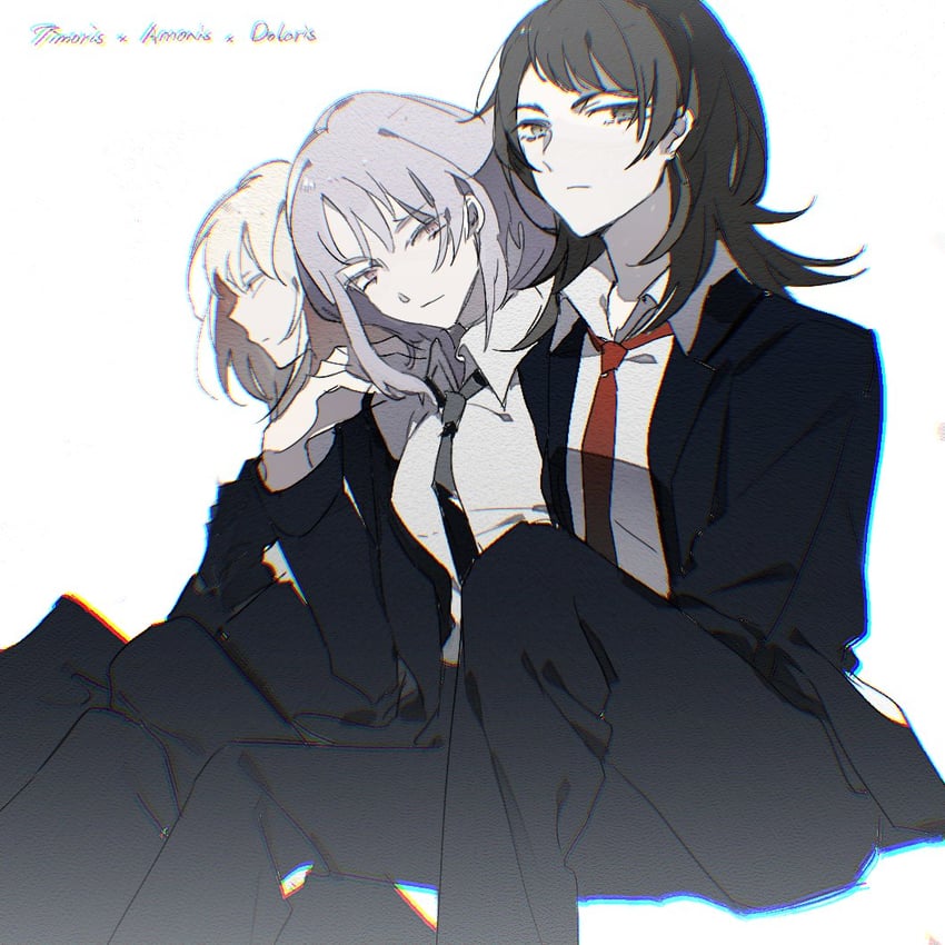 yahata umiri, misumi uika, yuutenji nyamu, doloris, timoris, and 1 more (bang dream! and 1 more) drawn by reiboubyou