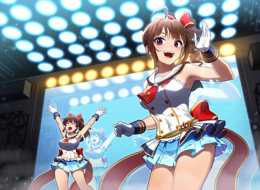 yokoyama nao and satake minako (idolmaster and 2 more) drawn by kamille_(vcx68)