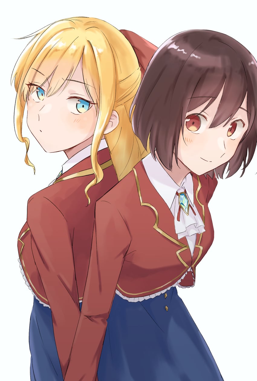 claire francois and rae taylor (watashi no oshi wa akuyaku reijou) drawn by kikorinolily