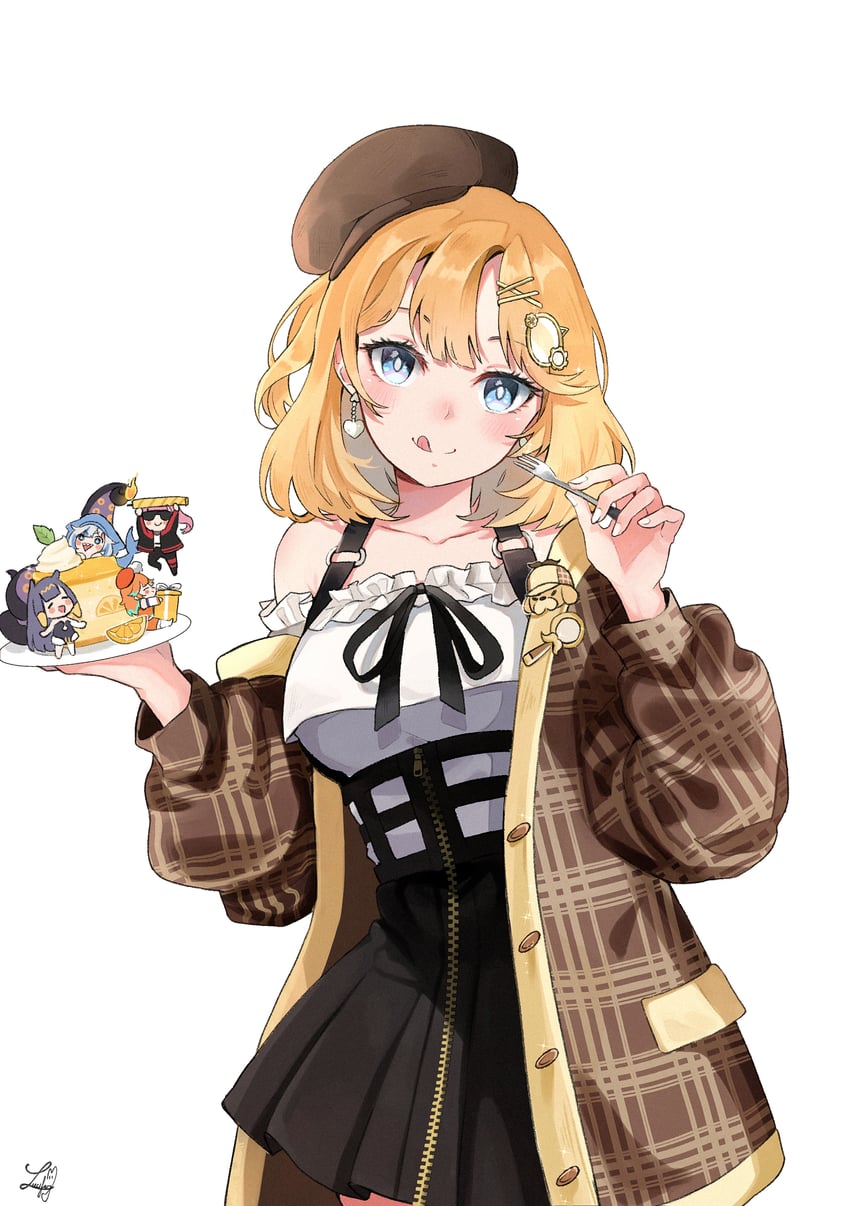 gawr gura, mori calliope, ninomae ina'nis, takanashi kiara, watson amelia, and 4 more (hololive and 1 more) drawn by lucferz