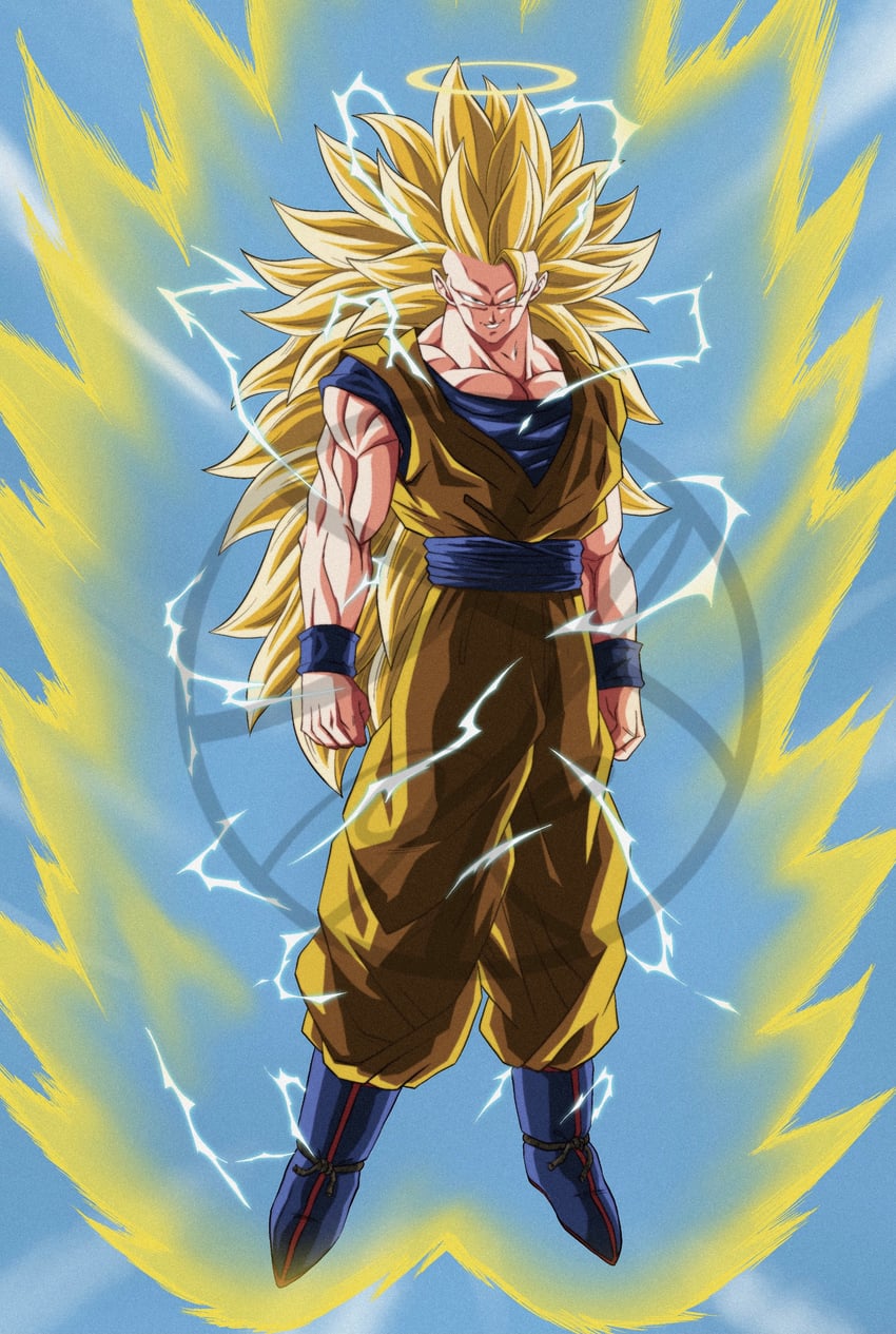 son goku (dragon ball and 1 more) drawn by toshi-chan