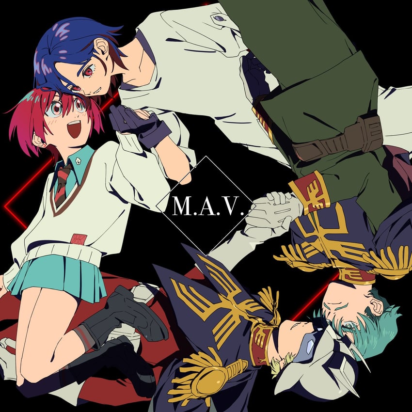 amate yuzuriha, char aznable, shuji ito, and challia bull (gundam and 1 more) drawn by grtnkwii487